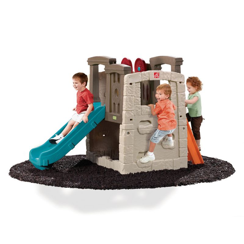 Juego-de-Exterior-Step-2-Muro-Escalador-y-Resbaladera-Beige