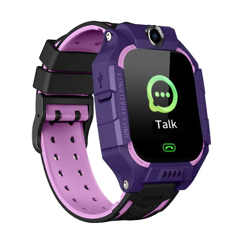 SmartWatch Kids Q19 Con Chip Llamadas y GPS Color Lila