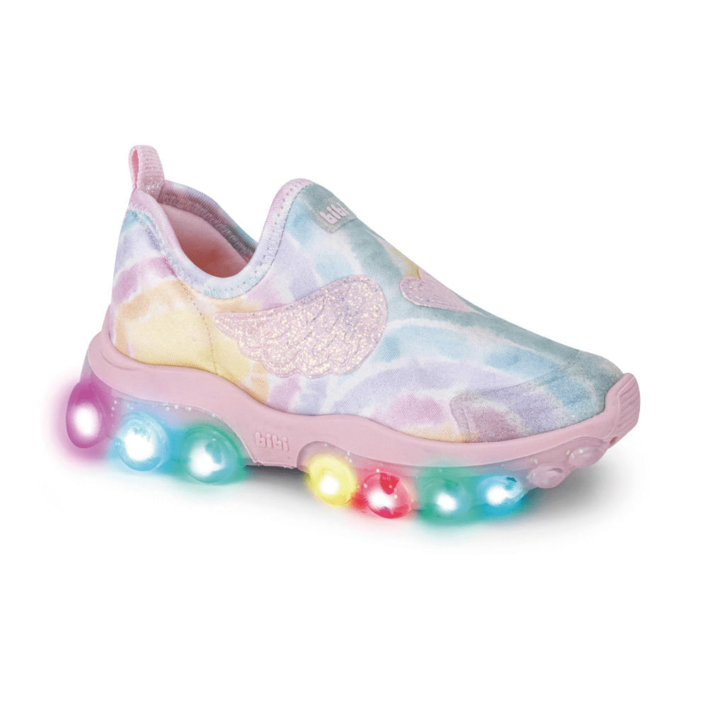 Zapatilla de Luces Roller Celebration Multicolor para Niña - Bibi - 1217033 - 28