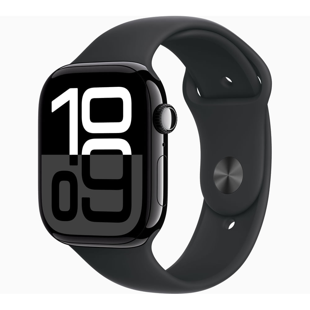 Apple Watch Series 10 Aluminio (GPS + Celular) 46 mm ML - Negro Sport Band Negro