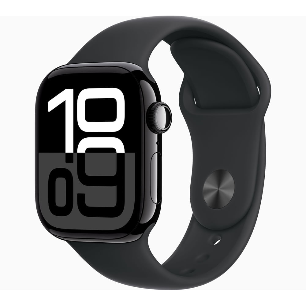 Apple Watch Series 10 Aluminio (GPS) 42 mm ML - Negro Sport Band Negro