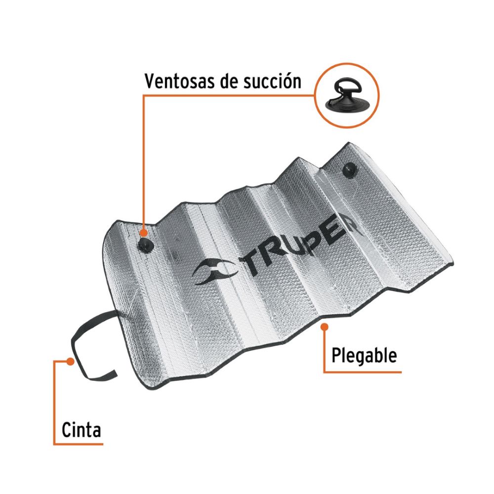 Parasol de 135 cm para Auto PSOL-135 TRUPER