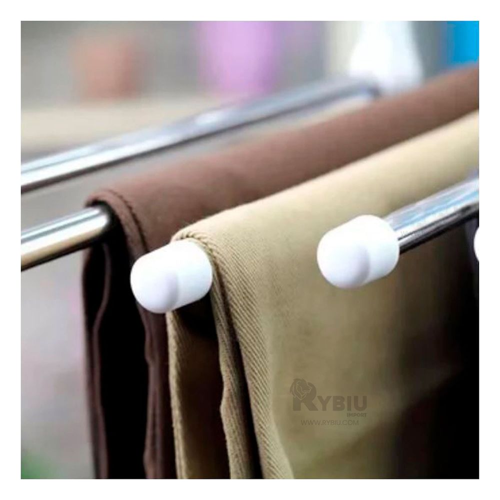 Perchas de Pantalones 5 en 1 Color Blanco Y+Agendita