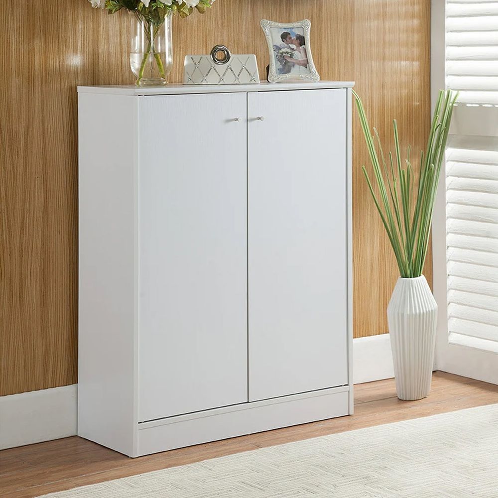 Zapatera Moderna Angelina Ventitas Home Color Blanco Zapatera Moderna Angelina Ventitas Home Color Blanco