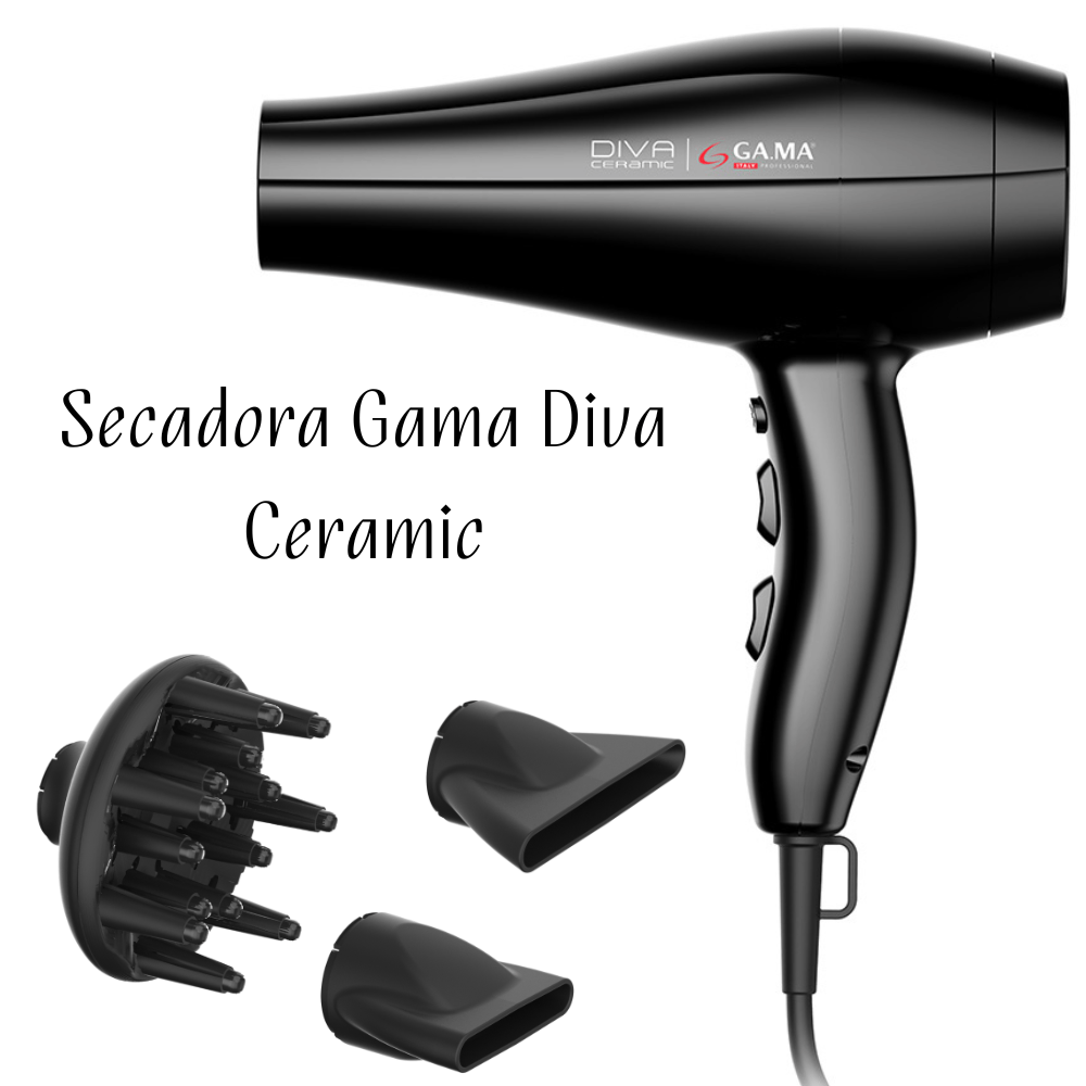 Secadora de Cabello Profesional Gama Diva Ceramic 2300 watts