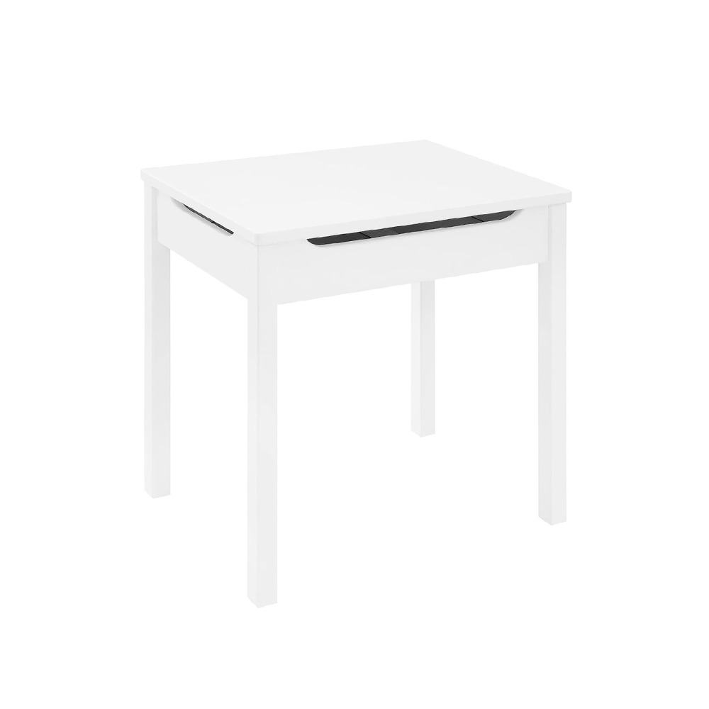 Escritorio infantil Madera con tapa elevable Blanco Escritorio infantil Madera con tapa elevable Blanco