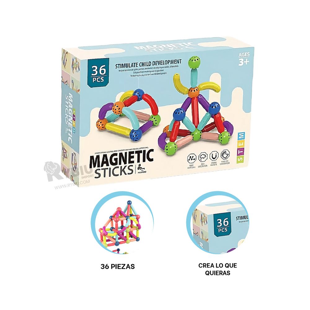 Juego Util Magnifico en Multicolor Y+Stickers