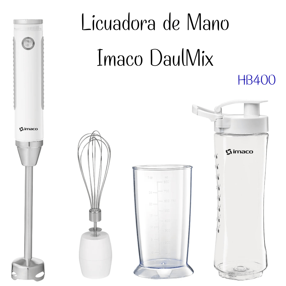 Licuadora de Mano Imaco  Dual Mix 400Watts HB400 Licuadora de Mano Imaco Dual Mix 400Watts HB400