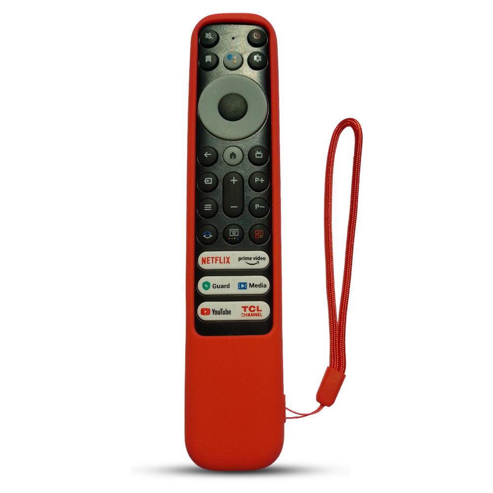 Funda de Silicona para Control Remoto Tcl Rc902v Roja