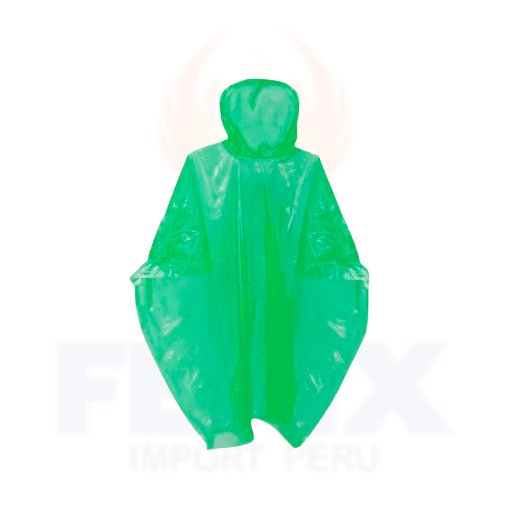 Poncho Ligero impermeable Para Lluvia Arko - Verde