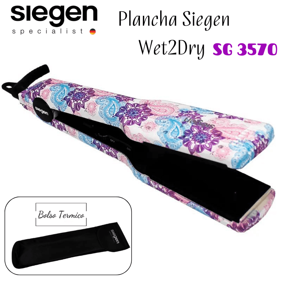 Alisador Siegen Plancha De Pelo Siegen Morada Tottus Siegen Sg