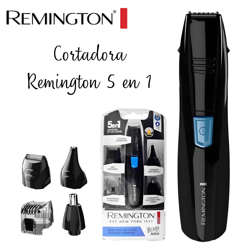 Maquina Cortadora de Barba Remington 5 en 1 PG181 ×