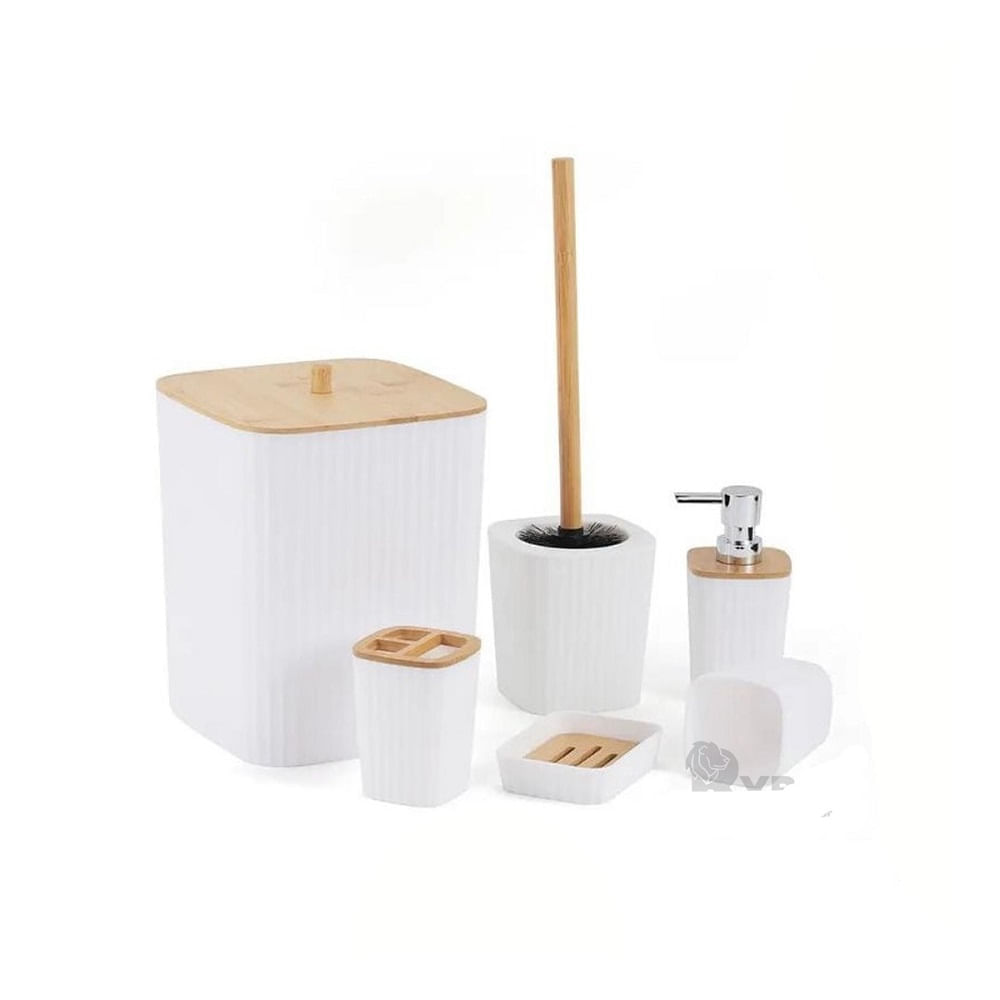 Set de Accesorios para Baño Blanco