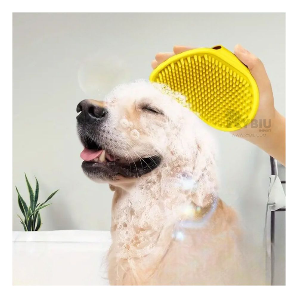 Peine Redondo Ergonómica y Duradera en Amarillo