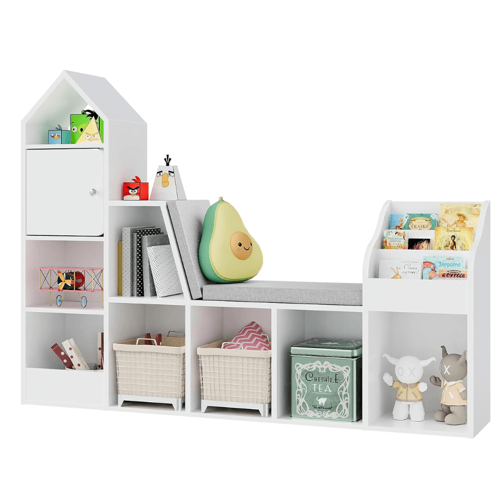 Estante Organizador Librero Juguetero Infantil Halita Blanco Muebles Bonno Estante Organizador Librero Juguetero Infantil Halita Blanco Muebles Bonno