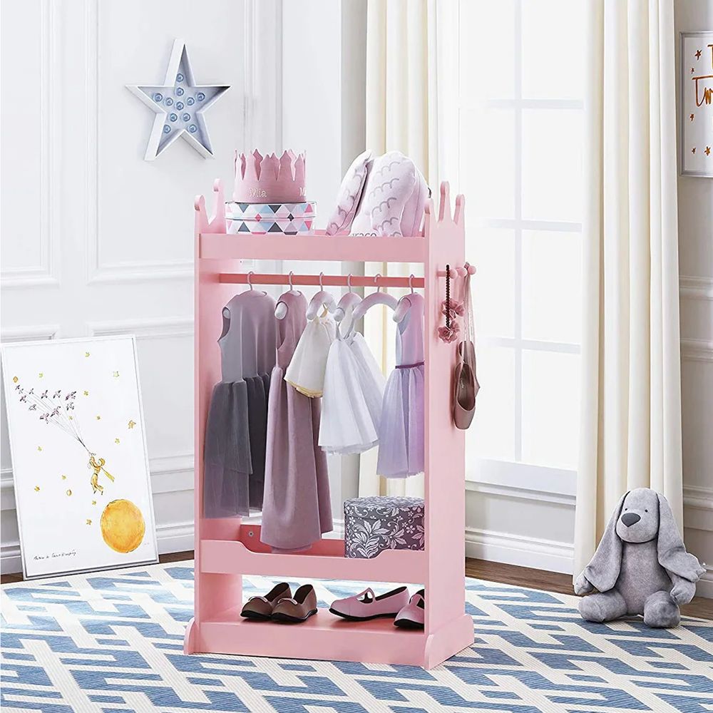 Ropero para Niños Aurora Ventitas Home Rosado Ropero para Niños Aurora Ventitas Home Rosado