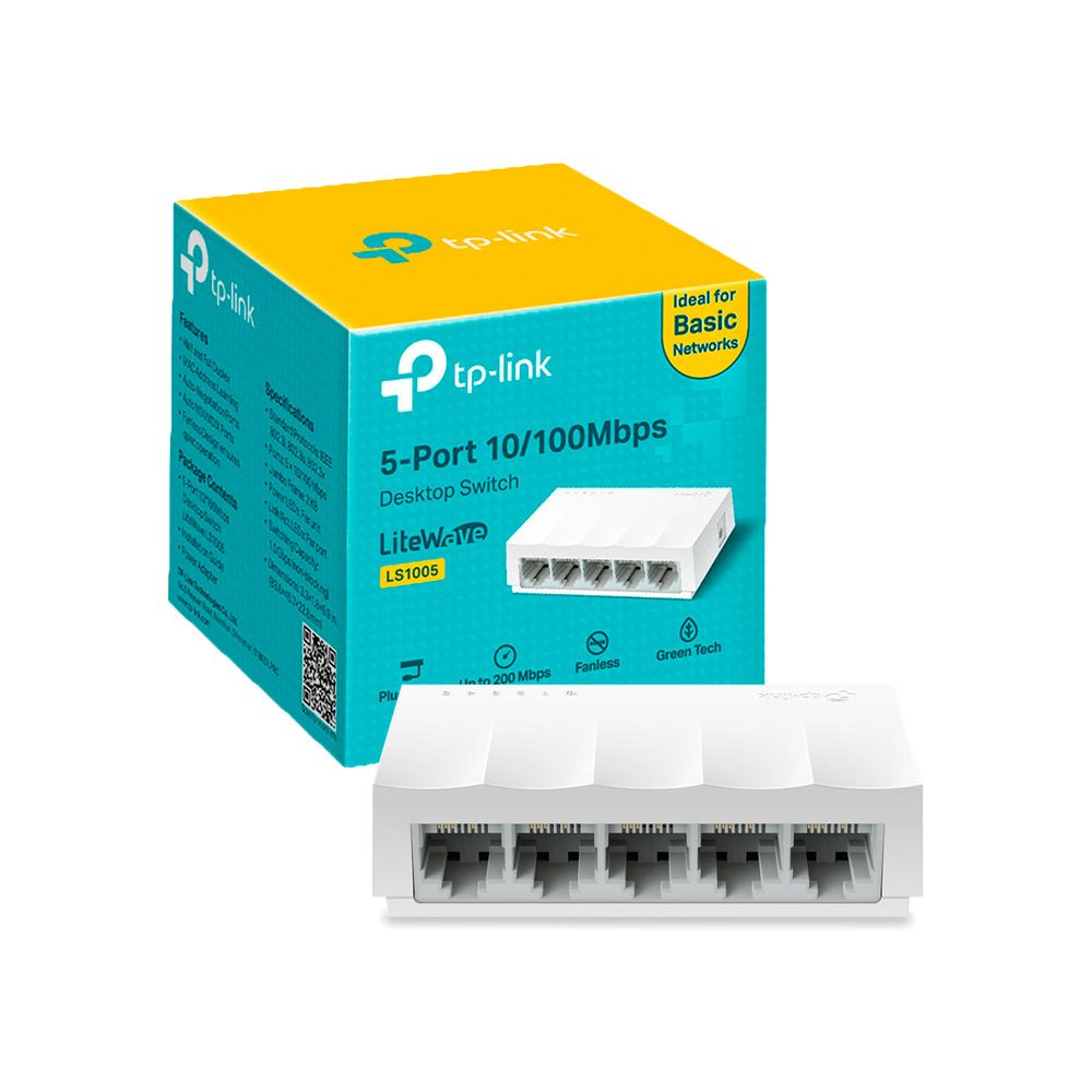 SwitchTp Link LS1005 de 5 Puertos 10 100Mbps