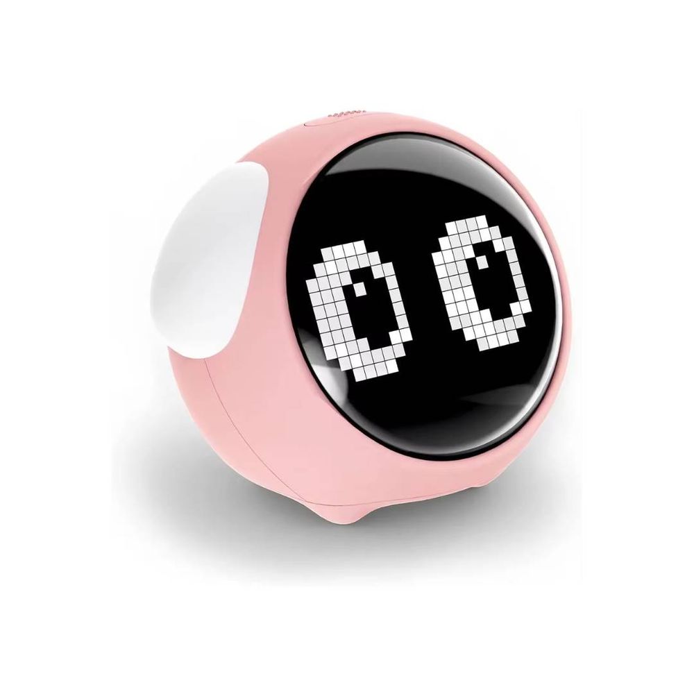 Reloj Despertador Multifuncional Rosado