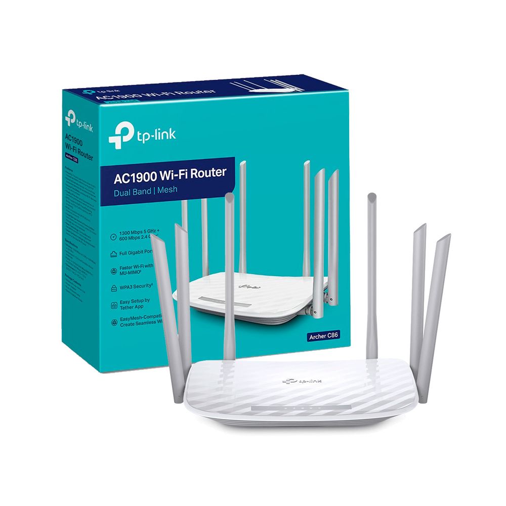 Router Tp Link Archer C86 Wifi 5 Dual Band AC1900