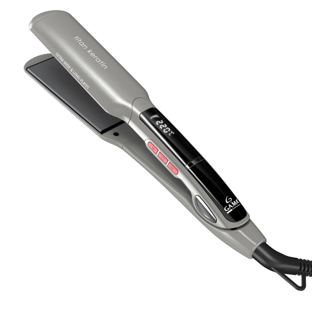 Plancha Alisadora Gama Titan Keratin Xwide Digital 450°F 230°C