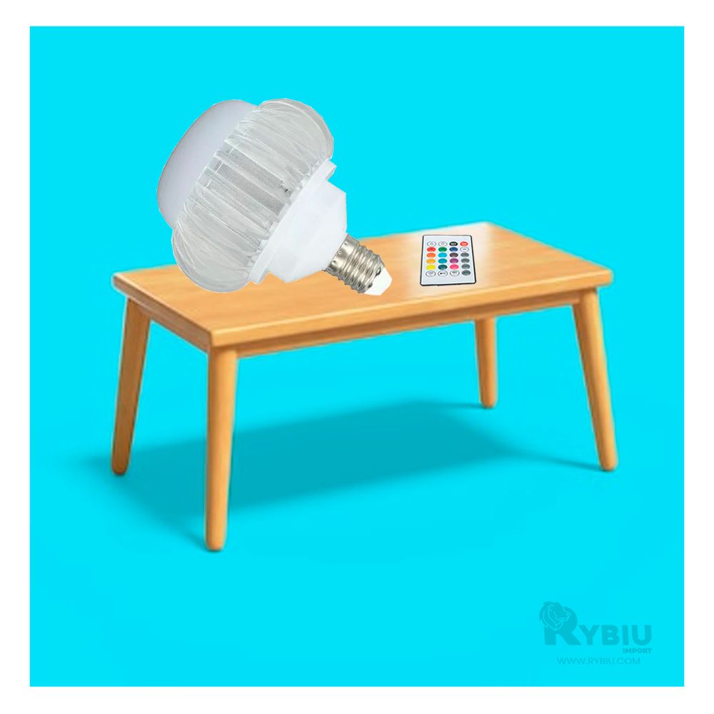 Foco de Plastico ABS de Led de Bocina Multicolor Y+Agendita