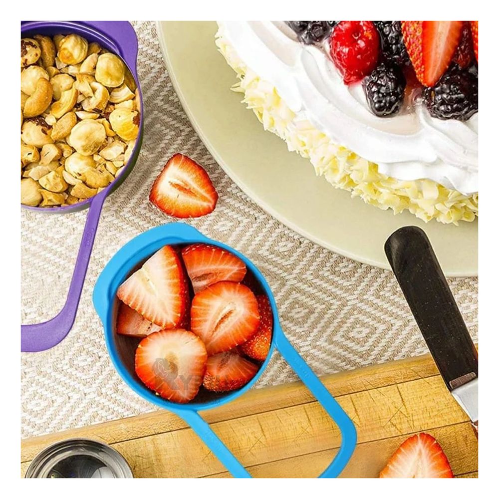 Set de Tazas con Medidas Multicolor Y+Agendita