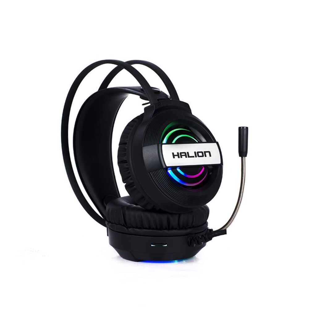 Audífono Gamer Rgb Con Mcrófono Jack HA 915 Halion