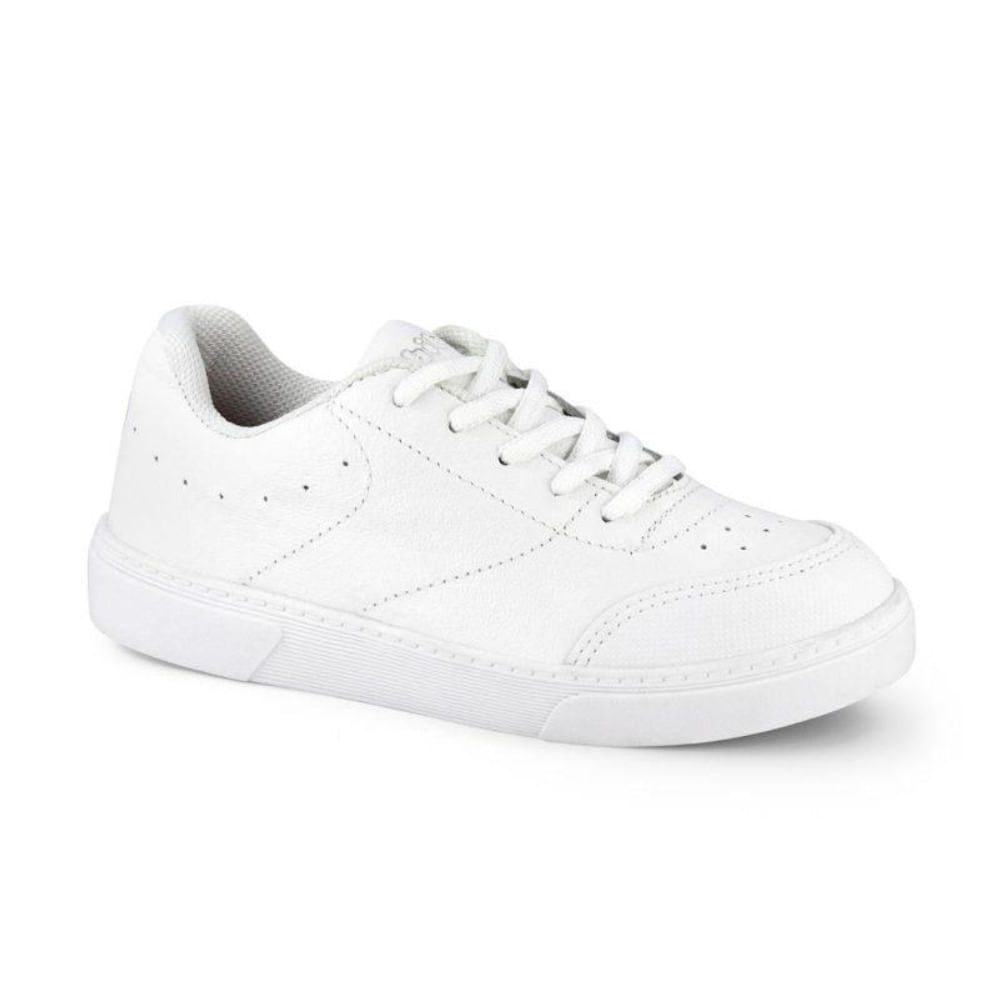 Zapatilla Escolar School Blanco con Pasadores Unisex - Bibi - 1114009 - 34