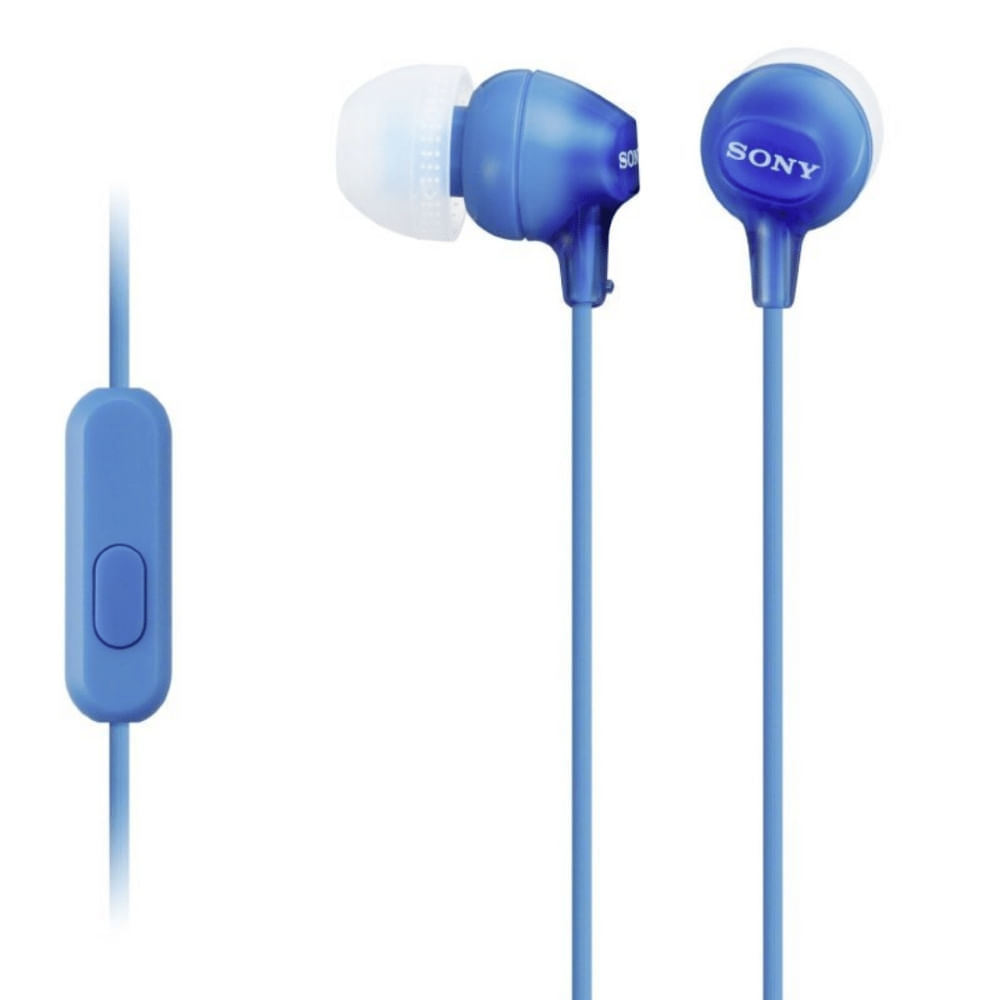 Audifonos Sony In Ear Con Micrófono Manos Libres Mdr-ex15ap AZUL MARINO