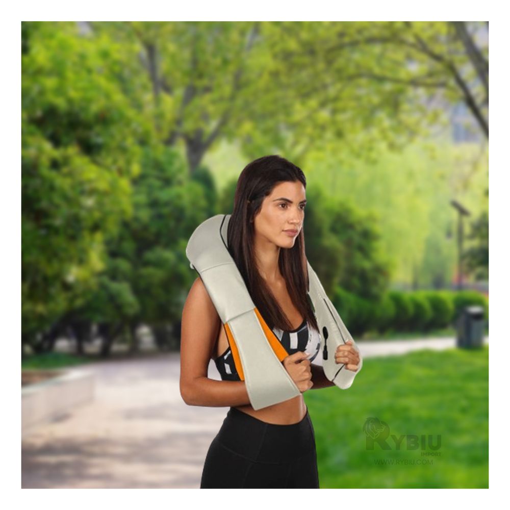 Masajeador para Aliviar Tension de Cintura Anaranjado Y+Agendita