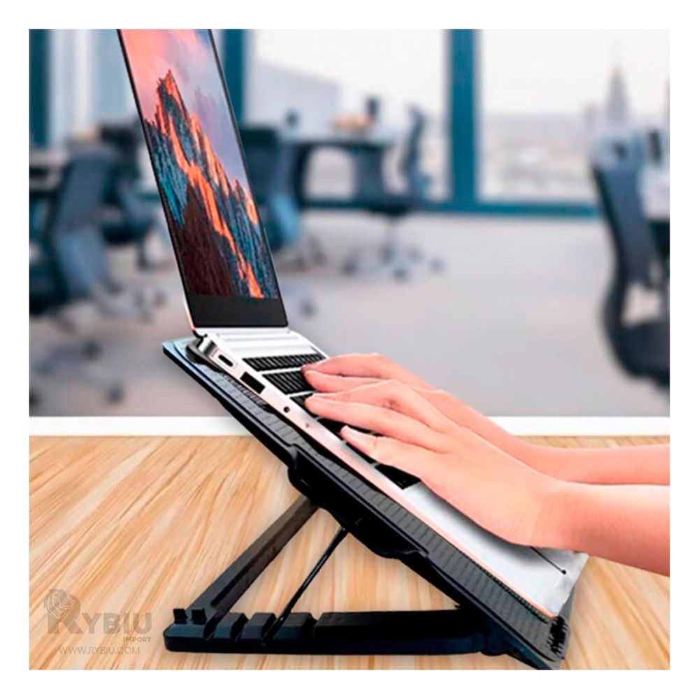 Cooler Resistente y Duradero de Color Negro Y+Stickers