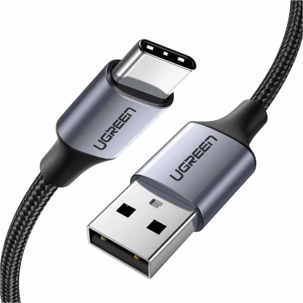 Cable USB a Tipo C UGREEN 3A Carga Rápida 2 Metros QC 3.0 480Mbps