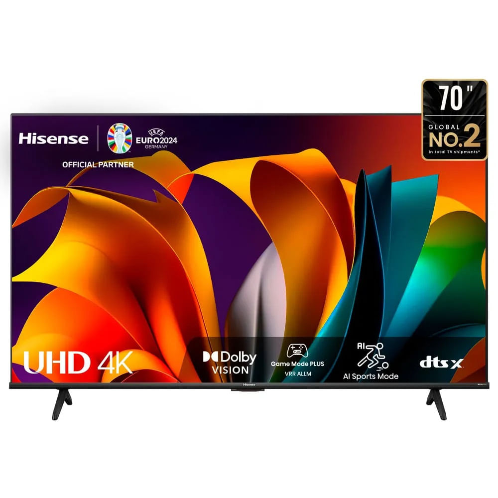 Televisor Hisense 70"" Smart UHD 4K Vidaa 70A6N