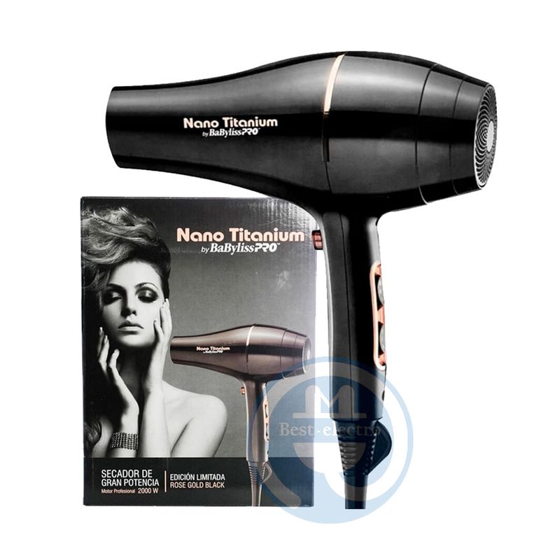 Secadora-BabylissPro-Rose-Gold-Black-B6176PE-de-2000-W