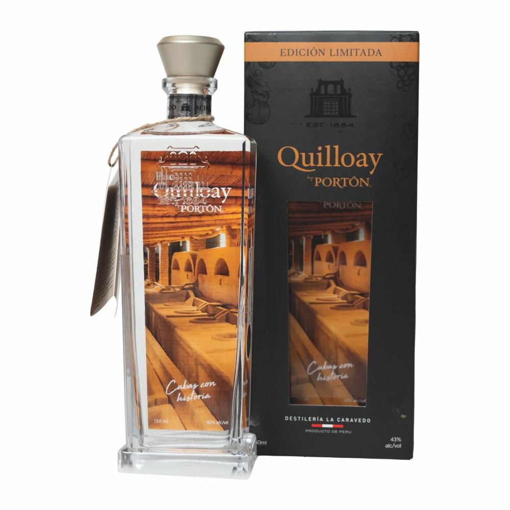Pisco Acholado PORTON Quilloay Botella 750ml