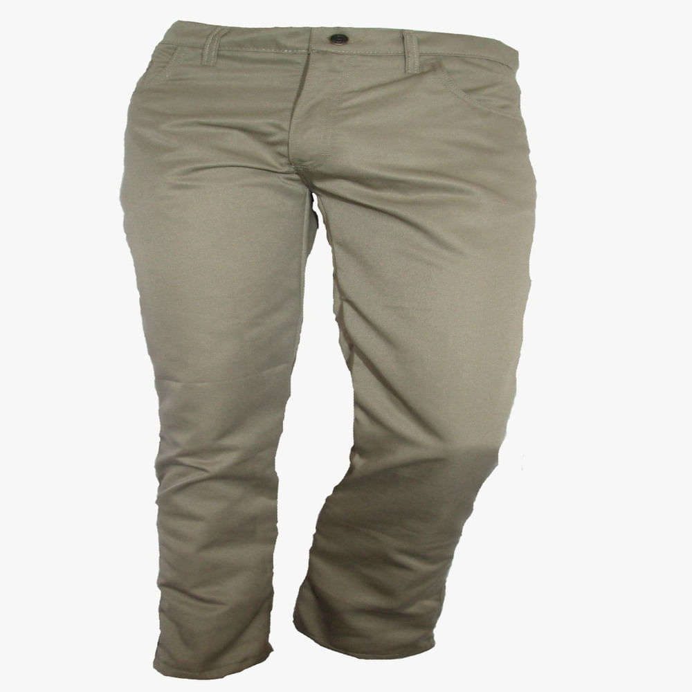 Pantalon Drill Clasico 100% Algodón Hombre Verde Talla 36