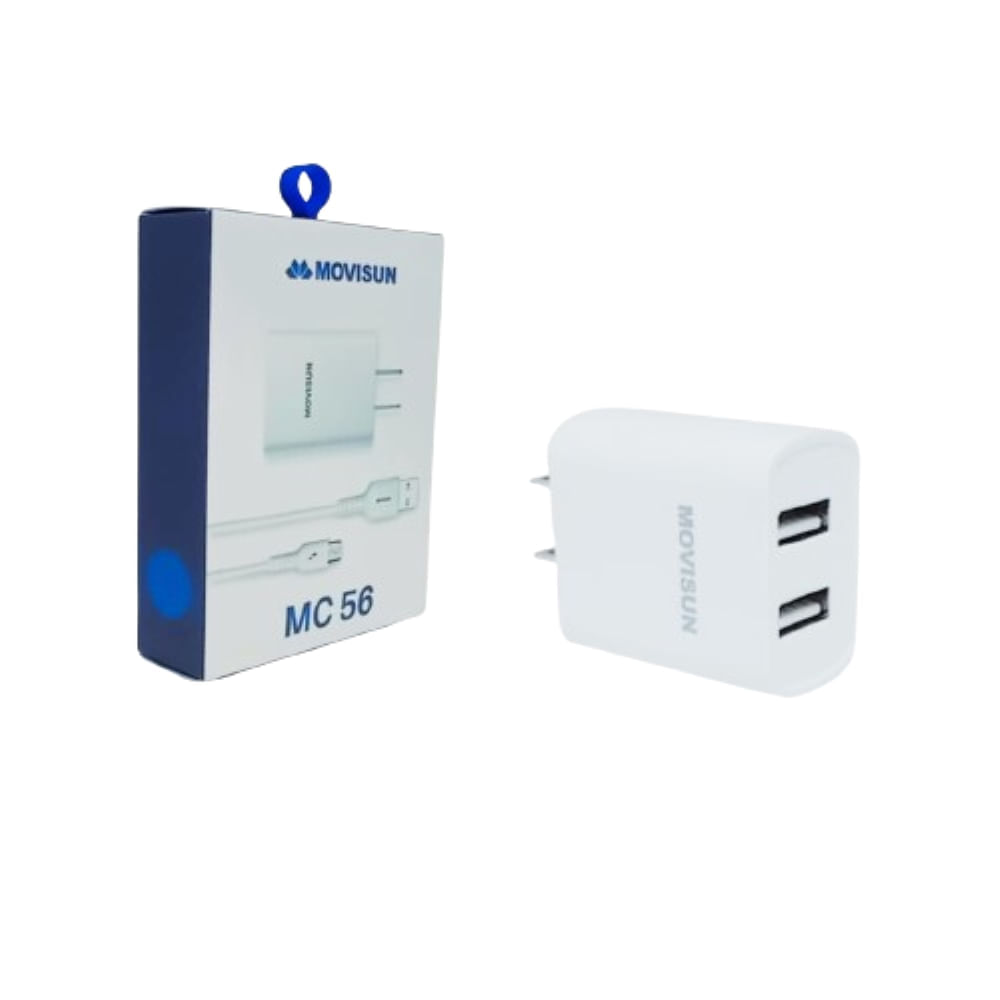 Cargador Con Cable V8 MOVISUN MC-56