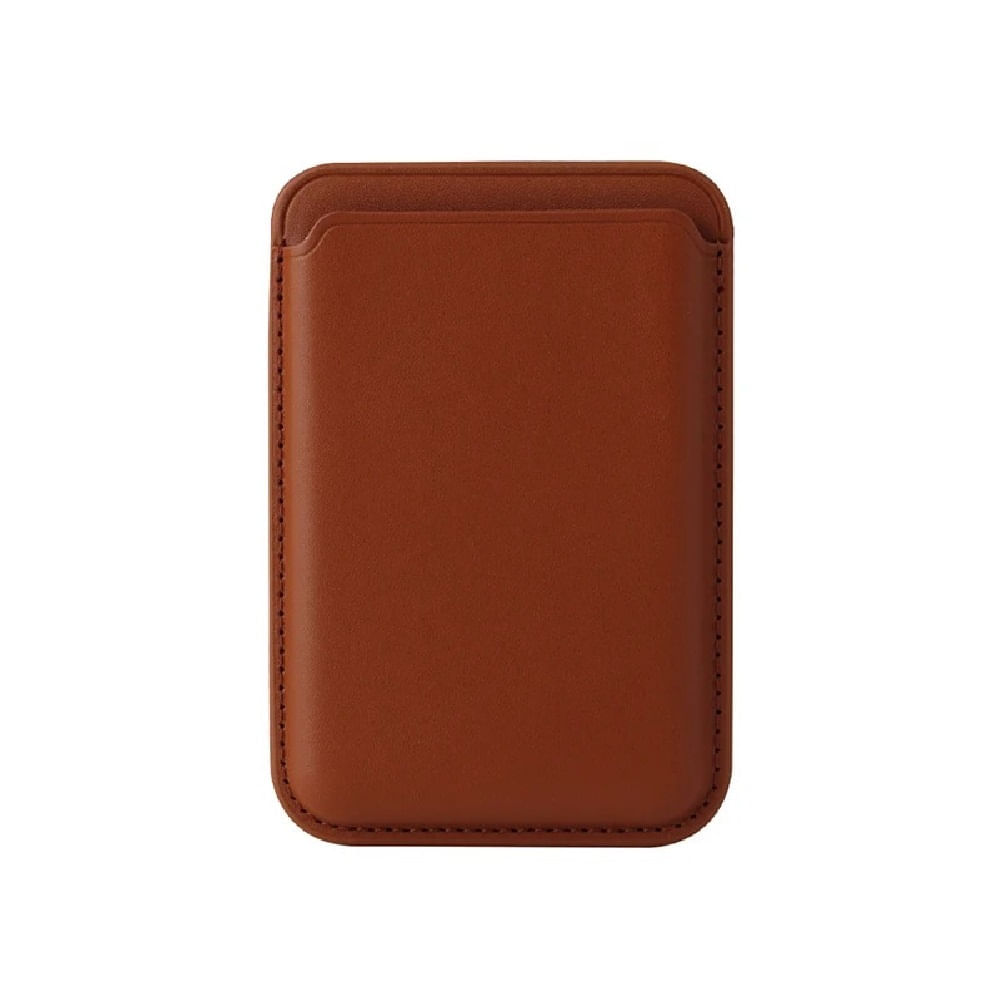 TARJETERO MAGNÉTICO MAGSAFE PARA IPHONE – MARRON