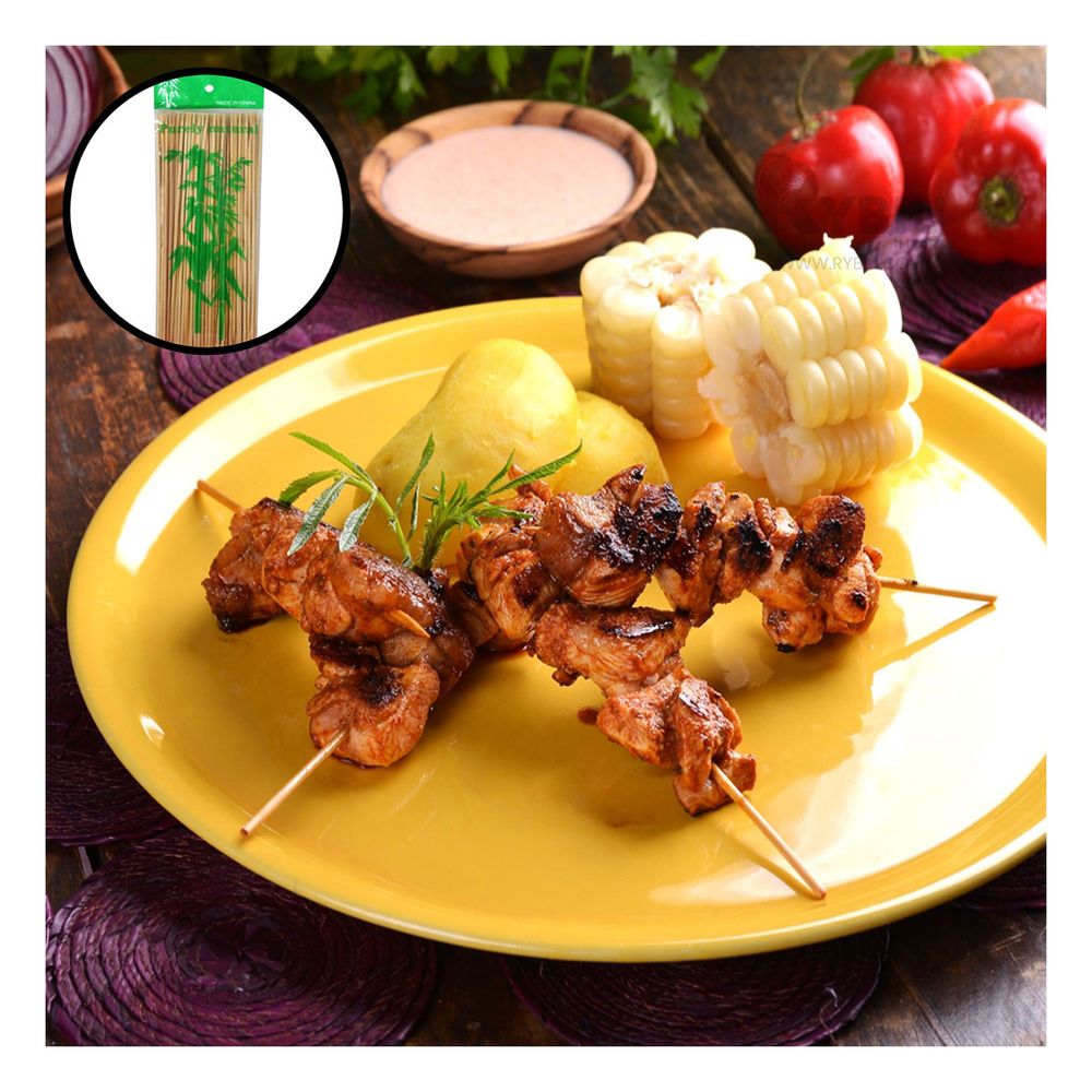 Palitos Artesanales de Material Bambu para Brochetas