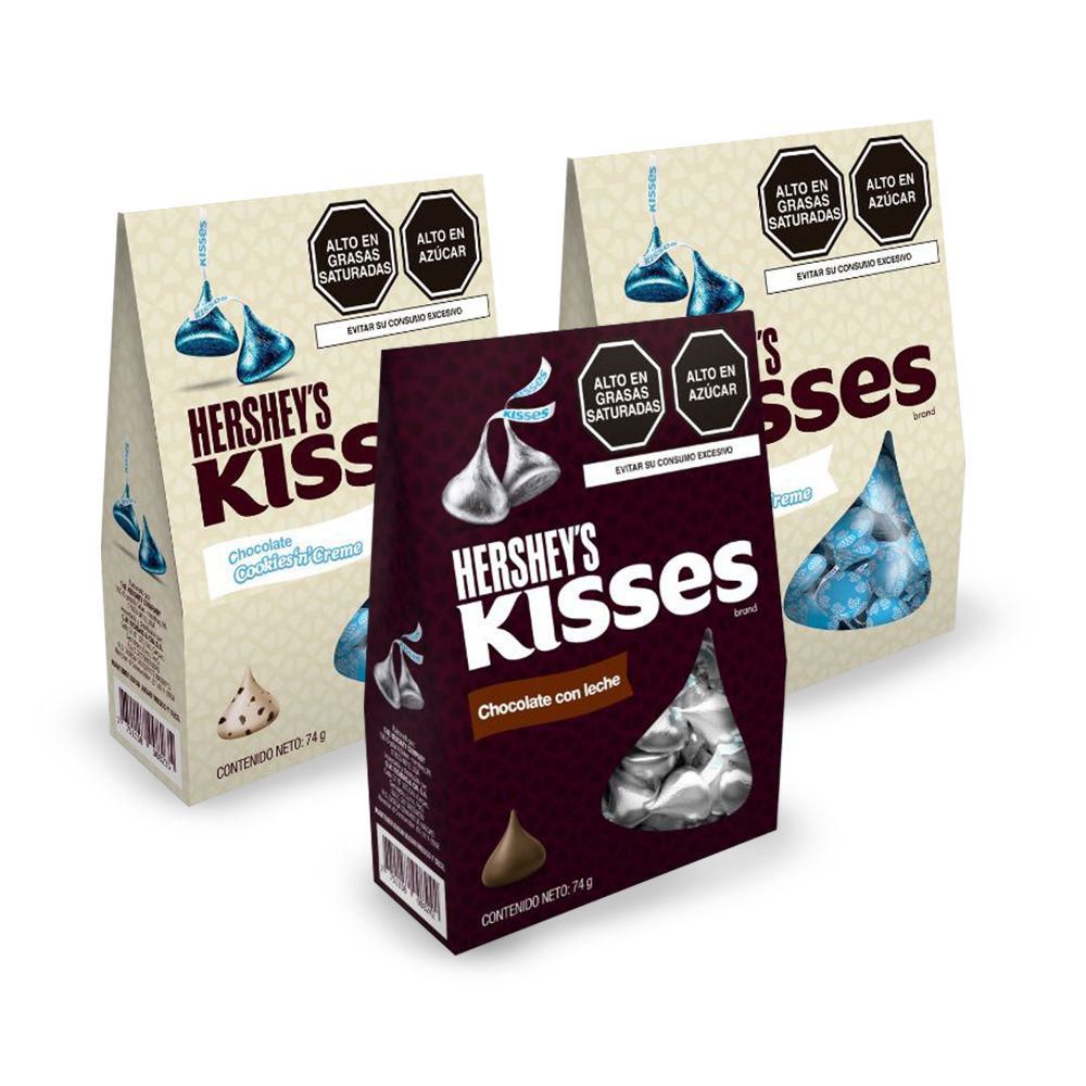 Combo 2 Kisses Cookies N Cream + 1 Kisses Chocolate