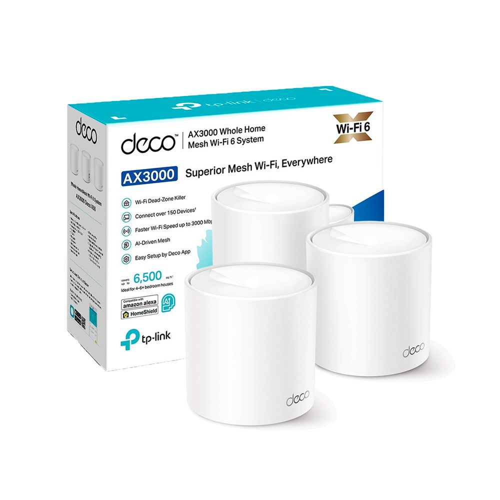 Sistema Mesh Tp Link Deco X50 3 Pack Wifi 6 AX3000