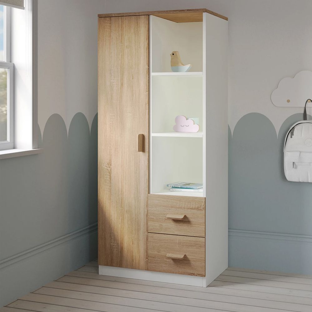 Ropero Infantil Aurora Ventitas Home Color Macadamia y Blanco Ropero Infantil Aurora Ventitas Home Color Macadamia y Blanco