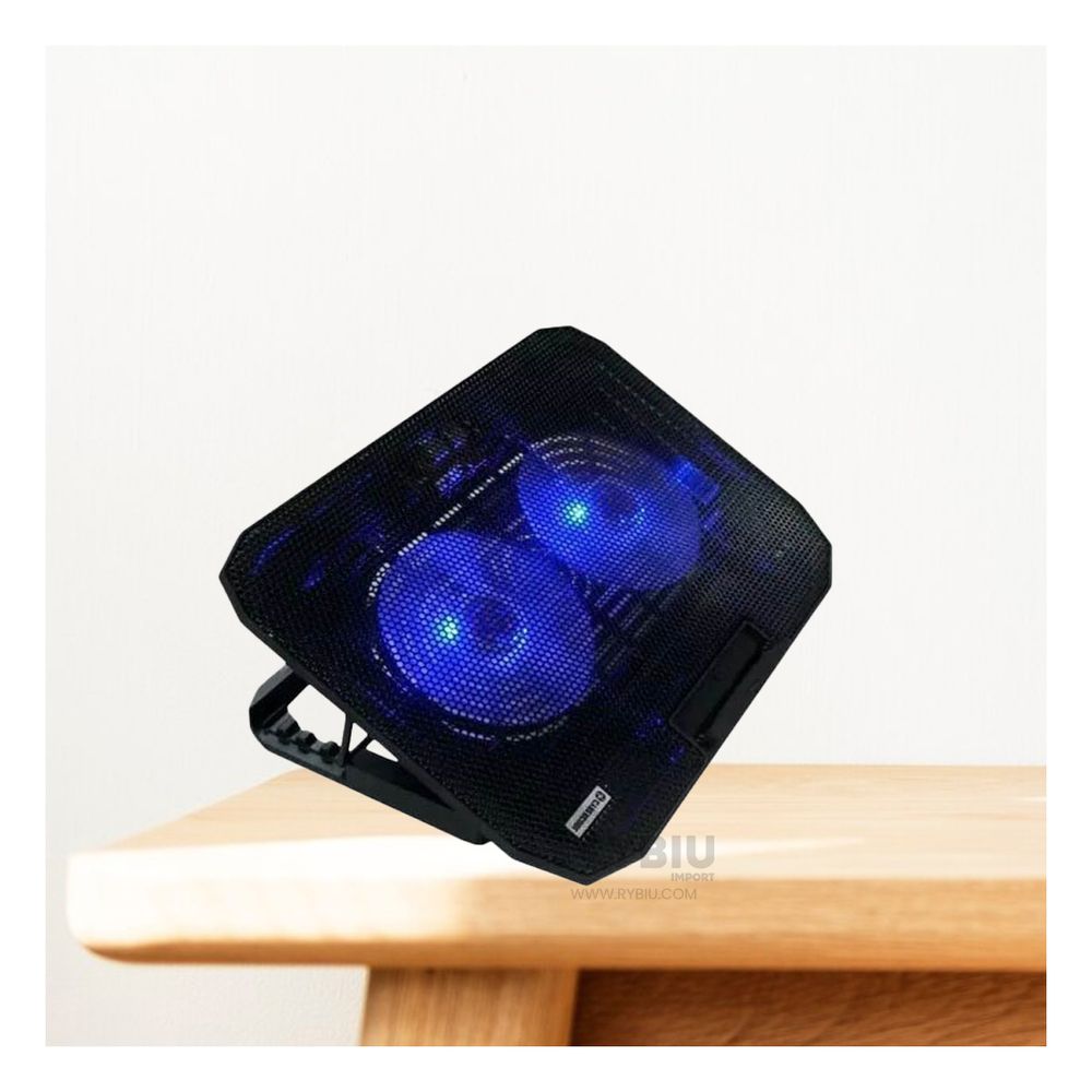 Cooler con 2 puertos USB de Color Negro Y+Papel de Regalo