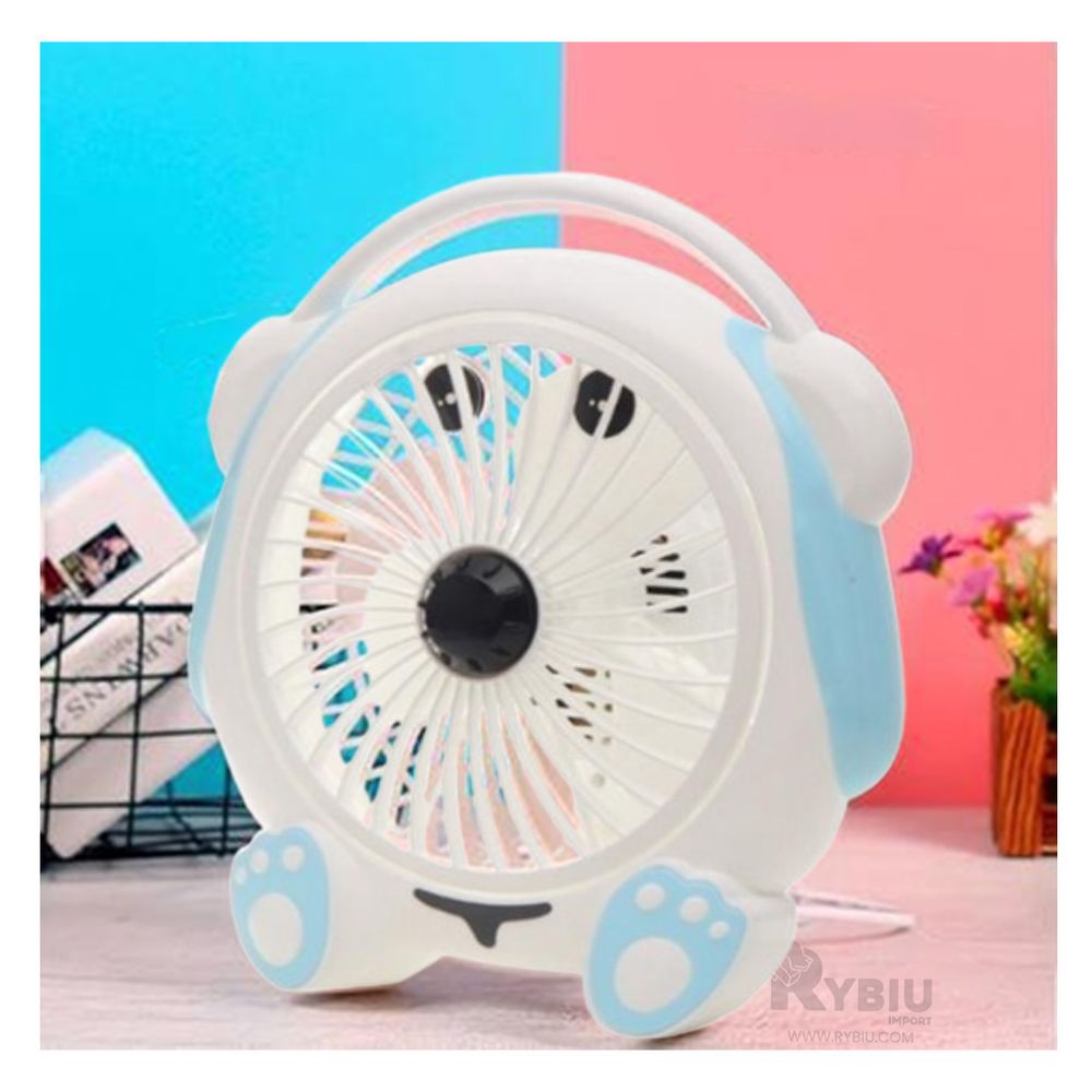 Ventilador para Niños en Color Blanco Y+Stickers