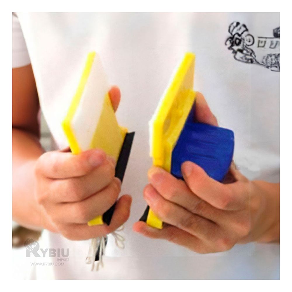 Limpiador de Vidrios Magnetico Color Amarillo