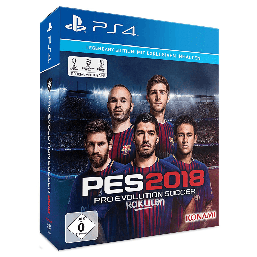 Juego Ps4 Pro Evolution Soccer Pes 2018 Legendary Edition