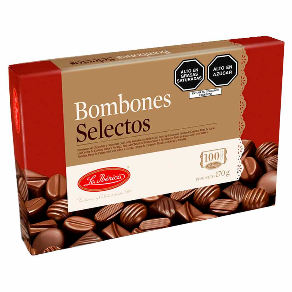 Bombones LA IBÉRICA BOMBONES SELECTOS Surtidos Caja 170g