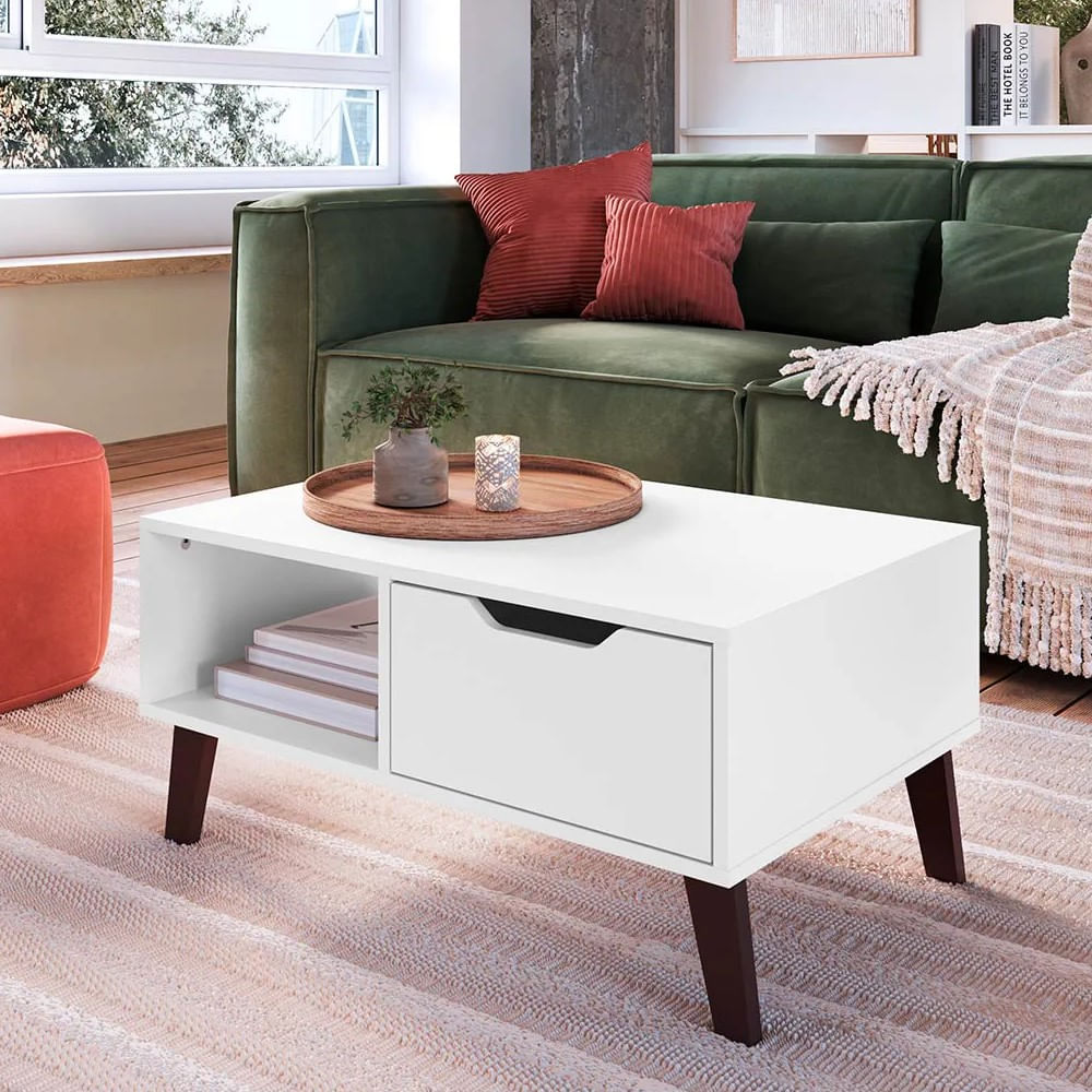 Mesa de Centro Nacion Muebles Irina Color Blanco Mesa de Centro Nacion Muebles Irina Color Blanco