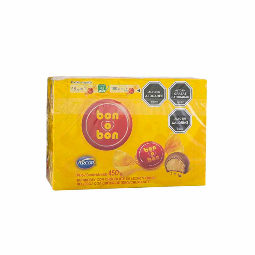 Bombones BON O BON Mensaje Caja 450g
