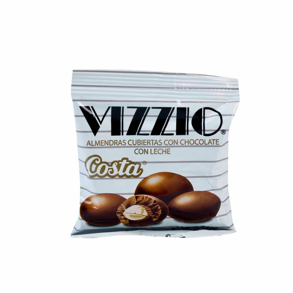 Chocolate con leche COSTA Vizzio Almendras cubiertas Caja 21g